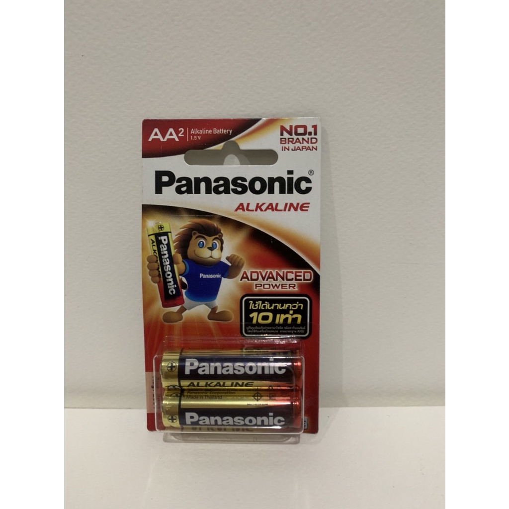 ถ่านอัลคาไลน์-พานาโซนิค-panasonic-ขนาด-aa-และ-aaa-2ก้อน-แพ็ค