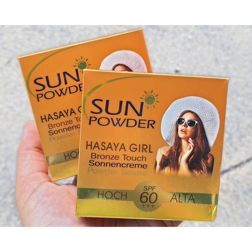 ภาพหน้าปกสินค้าแป้งพัฟกันแดด2ชั้น Hasaya girl sun powder spf60++++ คุมมันกันแดดตลอดทั้งวัน