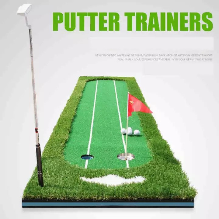 ภาพหน้าปกสินค้ากรีนหญ้าเทียมซ้อมกอล์ฟ (GL002-GL009) PGM Golf Training Equipment Putting green training mat จากร้าน qygolf บน Shopee