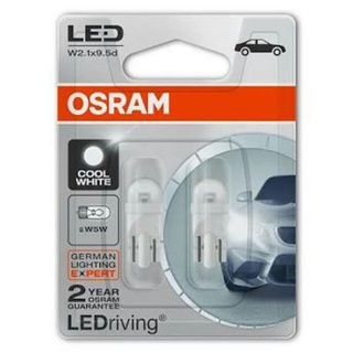 (ถูก แท้) ไฟหรี่ ไฟส่องป้ายทะเบียน ไฟห้องโดยสาร Led OSRAM 6000k ขั้ว T10 รับประกัน 1 ปี