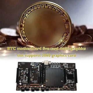 ภาพขนาดย่อของภาพหน้าปกสินค้าX79 H61 Btc Mainboard เมนบอร์ดขุดแร่พร้อม E5 2620 V2 Cpu+Recc 4G Ddr3 Ram Motherboard จากร้าน gjxqddyykjgs.th บน Shopee ภาพที่ 7