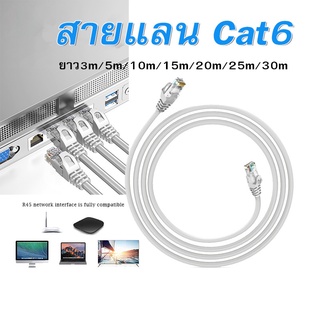 ภาพหน้าปกสินค้าสายแลน Cat6 P-link LAN Cable สายอินเตอร์เน็ต ยาว3m/5m/10m/15m/20m/25m/30m สายแลนRJ45 สาย LAN ความเร็วสูง ซึ่งคุณอาจชอบราคาและรีวิวของสินค้านี้