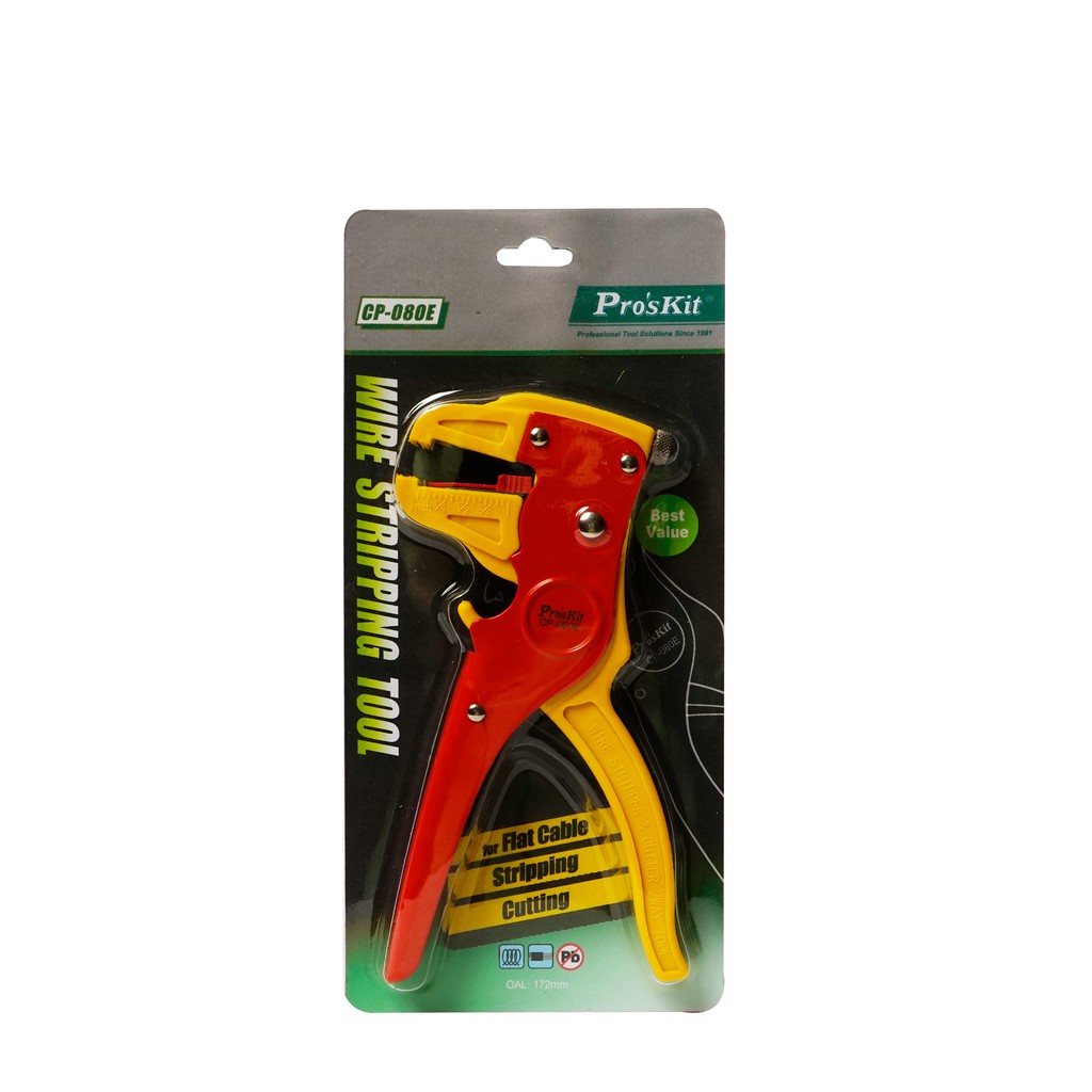 Pro'sKit คีมปลอกสาย 0.2-4MM CP-080E PRO'SKIT Wire Stripping Tool ...