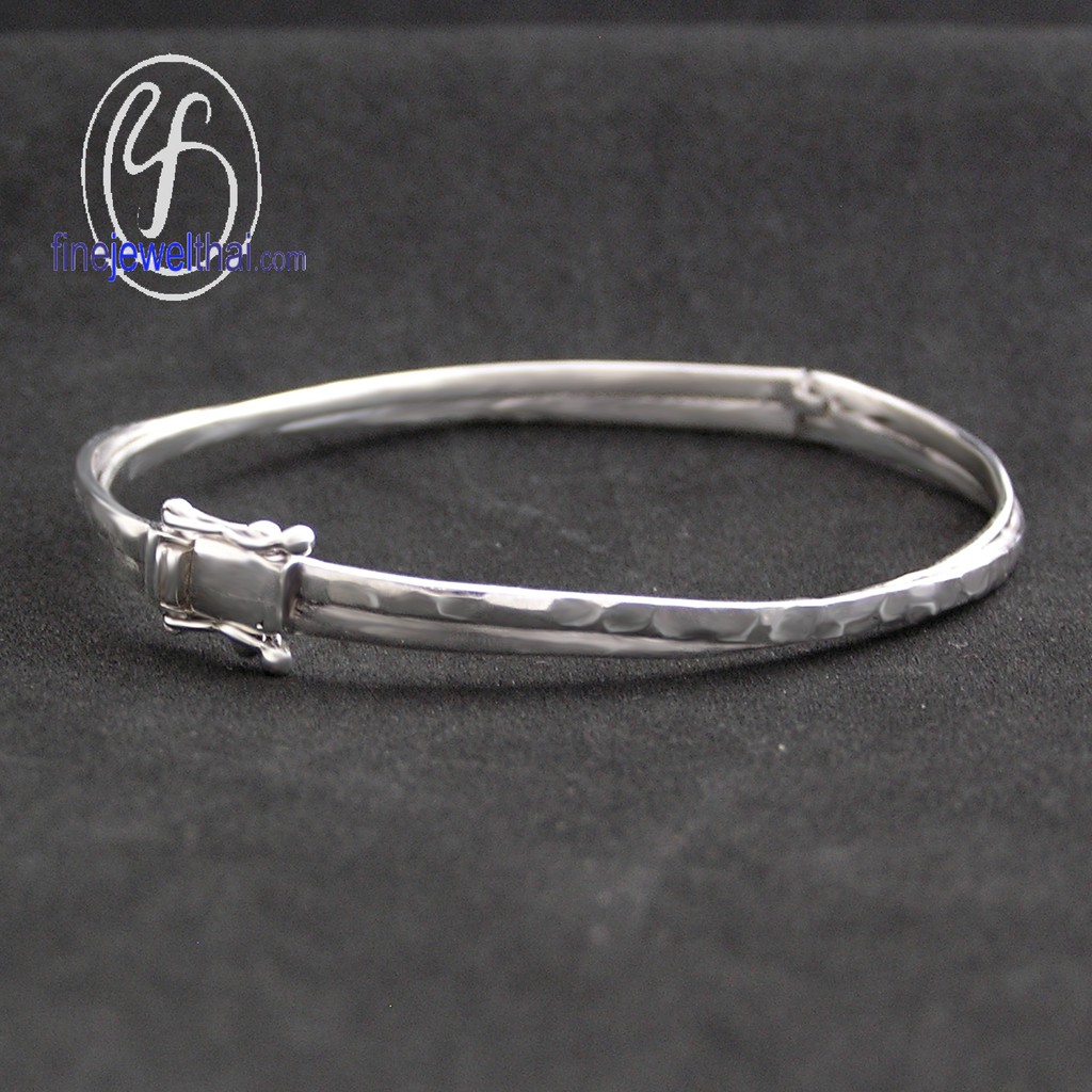 finejewelthai-กำไล-กำไลเงินแท้-เงินแท้-bangle-silver-design-g100200h