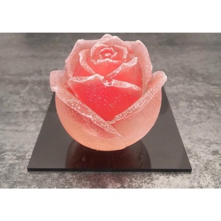 Silicone ice rose บล็อคซิลิโคนทำน้ำแข็งรูปกุหลาบ ใช้ทำน้ำแข็งรูปทรงกุหลาบ หรือทำวุ้นน้ำแข็งผลไม้ ตัวน้ำแข็งเย็นยาวนาน