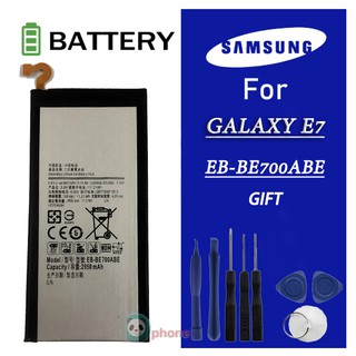 แบตเตอรี่ Samsung Galaxy E7,E700 2015(EB-BA700ABE)**แบตเตอรี่รับประกัน 3 เดือน**