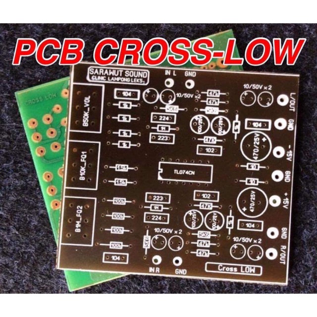 บอร์ดแอมป์-เครื่องขยายเสียง-บอร์ดปรีโทน-ปรีครอส-คสอส-pcb-cross-low-pcb-ครอสเบส-ปรีซัพเบส-ปรีเบส