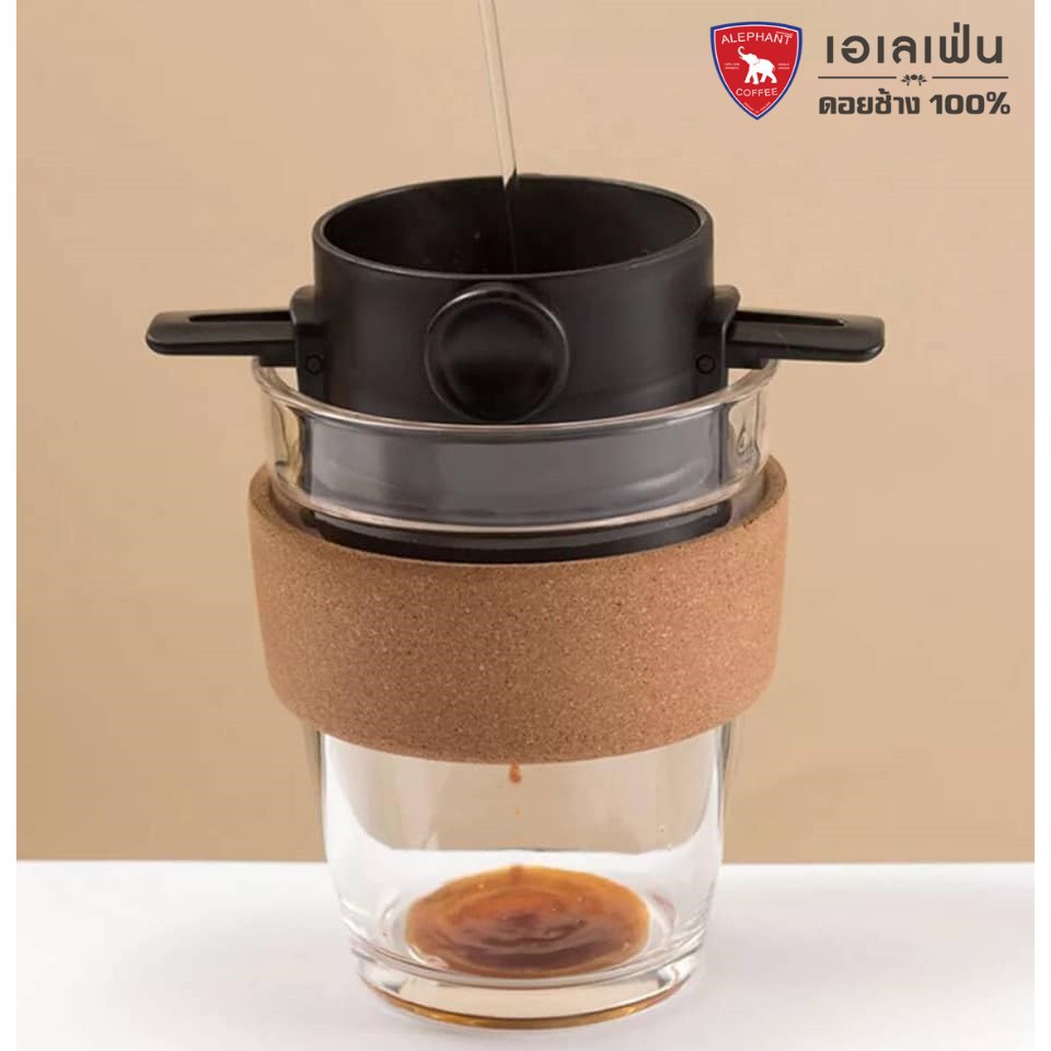 ดริปเปอร์-ที่กรองกาแฟดริปแบบพกพา-ทำจากสแตนเลสอย่างดี