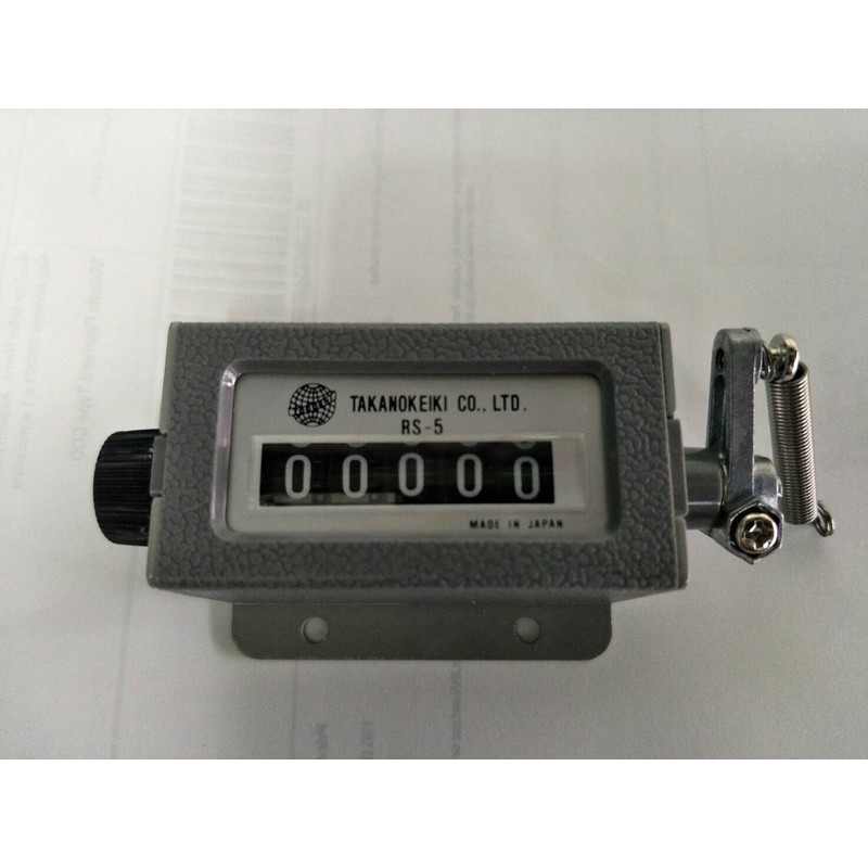TOGOSHI RS-5 TAKANOKEIKI made inJapan Counter เครื่องนับจำนวนแบบคันโยก ...