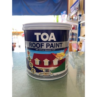 TOA Roof Paint รูฟเพ้นท์ (1 กล.) #R582 สีทากระเบื้องหลังคา สีทาหลังคา สีตัดขอบ บล๊อคถนน สนามกีฬา สีอเนกประสงค์