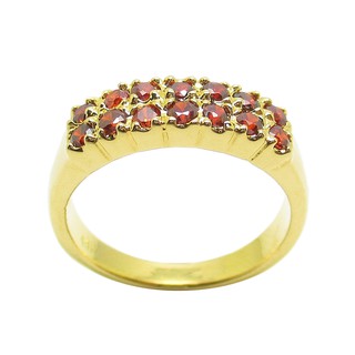 สินค้า แหวนพลอยโกเมนหญิง แหวนผู้หญิง แหวนผู้หญิงมินิมอล แหวนชุบทองไม่ลอก แหวนชุบทองk ชุบทอง ชุบทองแท้ ชุบทองk