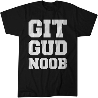 เสื้อยืดโอเวอร์ไซส์Gildan Softstyle เสื้อยืดลําลอง แขนสั้น พิมพ์ลาย Git Gud Noob Clic สําหรับผู้ชาย ผู้หญิง เหมาะกับการเ