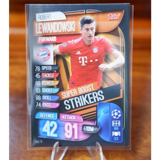 ภาพหน้าปกสินค้าการ์ด​ Match Attax UEFA Champions League 2019/20 รุ่น SUPER BOOST STRIKERS (Run No.1-15) ที่เกี่ยวข้อง