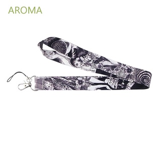 Aroma อุปกรณ์เสริมสายคล้องคอพวงกุญแจสายคล้องโทรศัพท์มือถือ Junji Ito สําหรับ Id Camera Holder