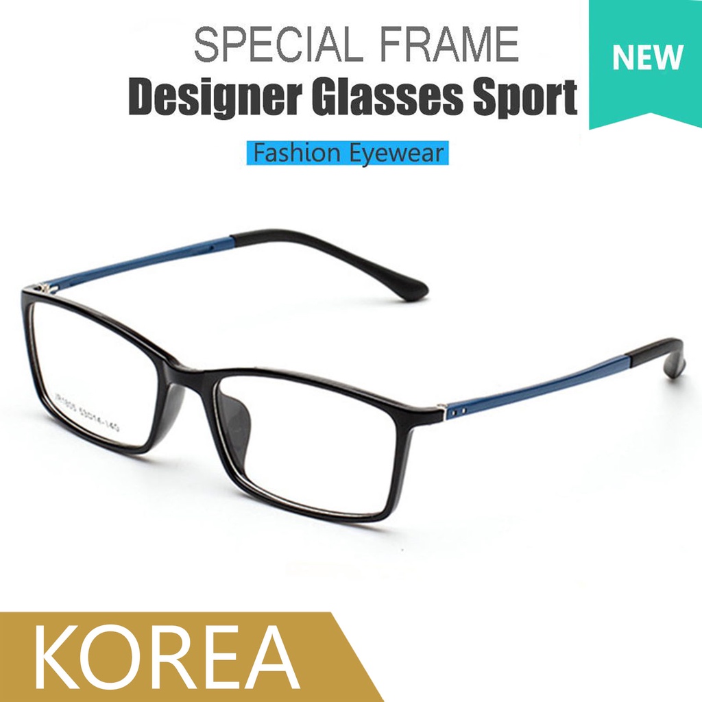 japan-ญี่ปุ่น-แว่นตา-แฟชั่น-รุ่น-1805-c-3-สีดำขาน้ำเงิน-วัสดุ-พีซี-เกรด-เอ-pc-a-กรอบเต็ม-ขาข้อต่อ-กรอบแว่นตา-glasses
