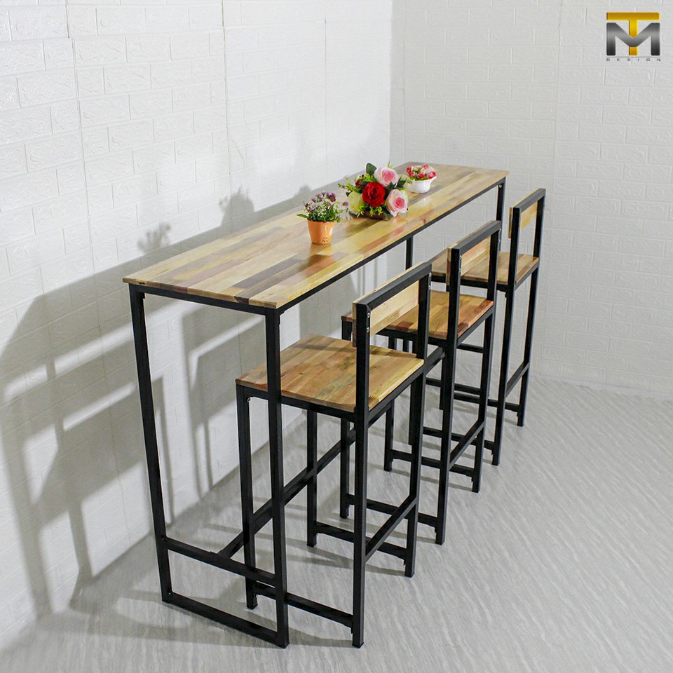mt-design-รุ่น-mt007-โต๊ะไม้บาร์-เก้าอี้-ขายแยกชิ้น-ประกอบเอง-ขนาดโตะ-73x18x40-cm