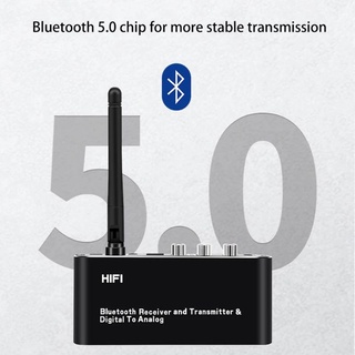 Wireless DACเสียงDigital TO Analog Audio Converterพร้อมบลูทูธเครื่องส่งสัญญาณสำหรับHIFIสเตอริโอบลูทูธDAC