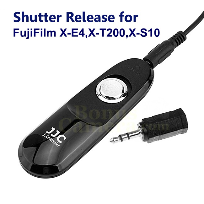 rr-100-adapter-สายลั่นชัตเตอร์-jjc-มาพร้อมอะแดปเตอร์สำหรับกล้องฟูจิ-x-e4-x-t200-x-s10-fujifilm-shutter-release