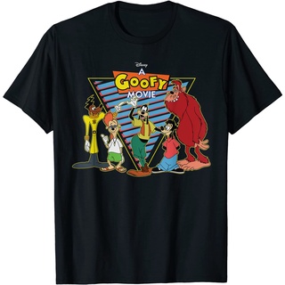 เสื้อยืดผ้าฝ้ายพรีเมี่ยม เสื้อยืด พิมพ์ลายดิสนีย์ A Goofy Movie Crew 90s