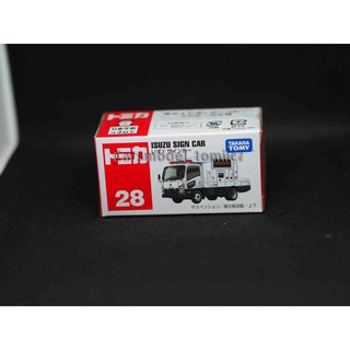 TOMICA MODEL NO.28  ISUZU SIGN CAR