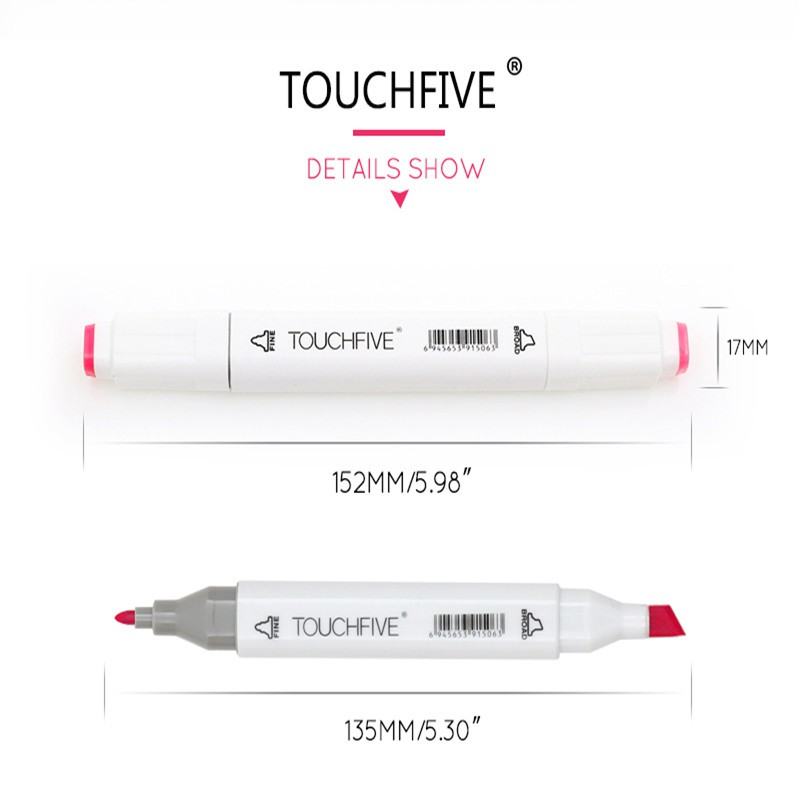 aicrane-touchfive-ชุดปากกามาร์กเกอร์-30-40-60-80-สี