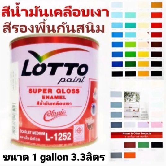 สีน้ำมัน-lotto-สีน้ำมันเคลือบเงา-สีทาไม้-สีทาเหล็ก-สีเคลือบเงา-ชนิด-เงา-ลอตโต้-lotto-ขนาด-1-กล-3-3ลิตร