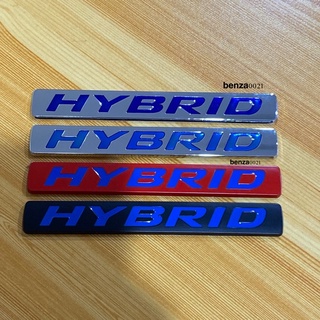 โลโก้* HYBRID งานโลหะ ( ขนาด*2 x 14.5 cm ) ราคาต่อชิ้น