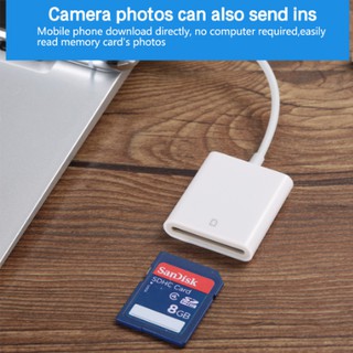 ภาพหน้าปกสินค้าLighting to  Camera Kit SD Card Reader Phone Adapter Convector Plug and Play ที่เกี่ยวข้อง