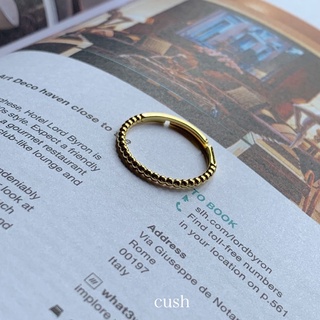 𝐃𝐢𝐨𝐫 แหวนหัวใจพระสูตร cush.th classic ring (ปรับขนาดได้)