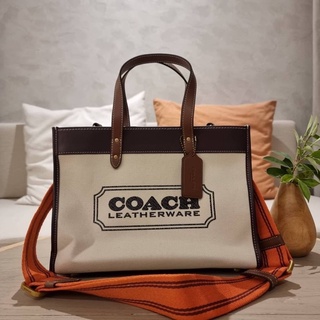 COACH C6035 FIELD TOTE 30 IN COLORBLOCK WITH COACH BADGE