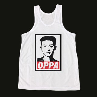 เสื้อแขนกุด เสื้อกล้ามกีฬา สกรีนลาย ไอดอล แฟนเมดเกาหลี ติ่งเกาหลี ดาราเกาหลี OPPA Park Seo Jun