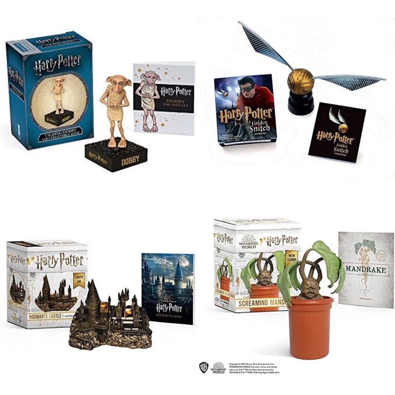 ของแท้-harry-potter-fantastic-beasts-time-turner-niffler-dobby-mandrake-hogwarts-sorting-har-golden-snitch-hedwig-wand