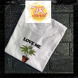 เสื้อวินเทจผญ - ✷เสื้อเชิ้ต SHIRTt HK.EMPIRE_LOVE ME_WEED PLANT_DESIGN_LOGO_Tสําหรับผู้ชาย