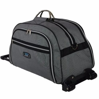 Wheal กระเป๋าเดินทางแบบถือพร้อมล้อลากขนาด 20 นิ้ว Style BB-Shop Codel FBL20335 (Black-White)