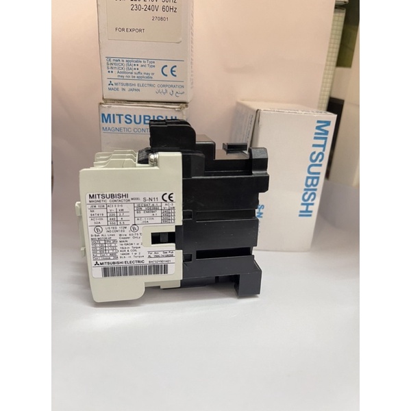 ภาพหน้าปกสินค้าMitsubishi sn11 S- N11 220vac 24vac 48vac 110vac 380vac 20A รับประกันนาน7วันMAGNETIC CONTACTOR แมกเนติก คอนแทกเตอร์ จากร้าน a.t.electronics บน Shopee