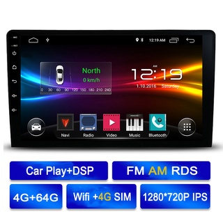 สินค้า Ts18 Octa Core เครื่องเล่นวิทยุ บลูทูธ 2Din หน้าจอ IPS รองรับซิมการ์ด FM AM Carplay 4G DSP Wifi GPS สําหรับรถยนต์