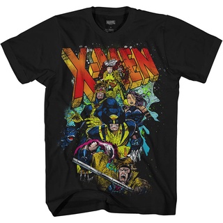 เสื้อยืดผู้ชาย เสื้อยืด พิมพ์ลายการ์ตูน Marvel X-Men 90s สําหรับผู้ชาย S-5XL