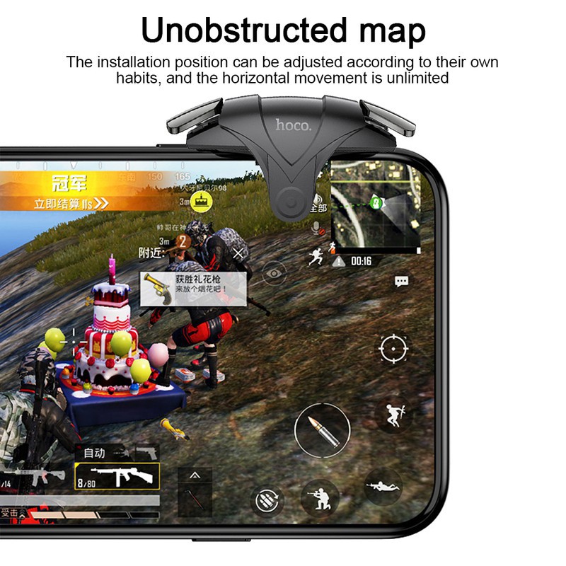 hoco-gm6-จอยเล่นเกมส์มือถือ-pubg-gaming-ตัวช่วยยิงเกมแนว-fps-ใช้กับมือถือ-android-ได้ทุกรุ่น-ของแท้100