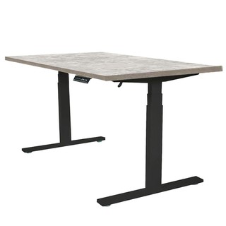 Desk STANDING DESK ERGOTREND SIT 2 STAND GEN2 150CM CONCRETE/BLACK Office furniture Home &amp; Furniture โต๊ะทำงาน โต๊ะทำงาน