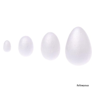 Folღ โฟมโพลีสไตรีน รูปไข่ ขนาด 3 6 8 12 ซม. สําหรับตกแต่งปาร์ตี้คริสต์มาส Diy