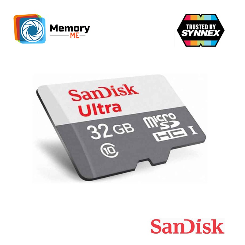 ภาพสินค้าSANDISK เมมโมรี่การ์ด Micro SD card Ultra 32 GB  Class10, (SDSQUNR-032G-GN3MN) memory card ของแท้ จากร้าน memoryme_official_shop บน Shopee ภาพที่ 3