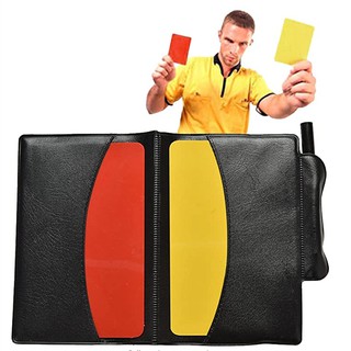 สินค้า PRO STAR กระเป๋าใส่บัตรใบเหลือง ใบแดง สมุดบันทึก สําหรับผู้ตัดสินกีฬา วอลเลย์บอล ฟุตบอล