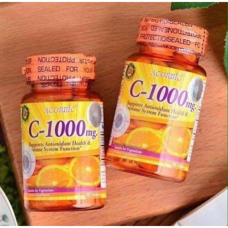 วิตามินซี-acorbic-c-1000mg-ปริมาณ-30-เม็ด