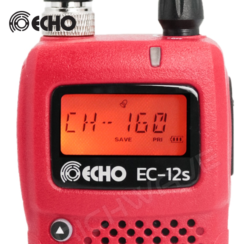 ECHO EC12s วิทยุสื่อสาร (รับจดใบอนุญาต) 5 วัตต์ ถูกกฏหมาย มีรับประกัน 1 ปี CB245 วอแดง วอวิทยุสื่อสาร