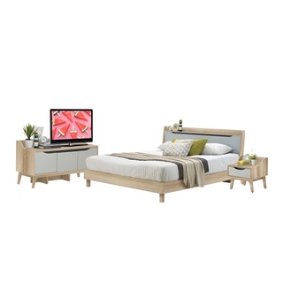 โปรโมชั่น : กทม. 3-5 วัน ส่ง SB Design Square ชุดห้องนอน ขนาด 5 ฟุต รุ่น Backus สีโอ๊ค แบรนด์ KONCEPT FURNITURE