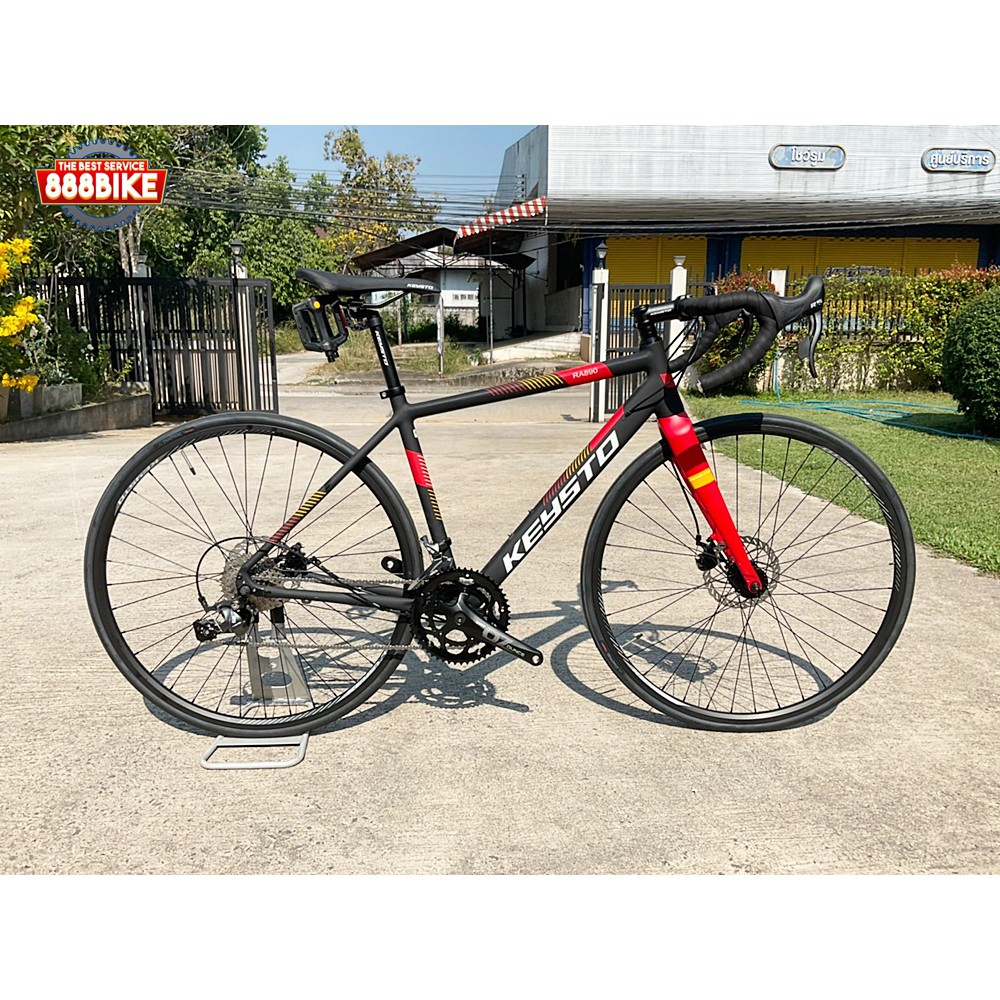 จักรยานเสือหมอบ-keysto-ra890-ดิสเบรค-เฟรม-alloy-dise-road-bike-2x9-สปีด-ltwoo-r5-ดิสสาย