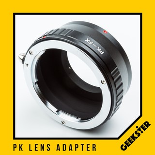 ภาพขนาดย่อของภาพหน้าปกสินค้าเมาท์แปลง PK Mount Lens Adapter ( PENTAX K ) ( PK - FX / PK - NEX / PK - m43 / PK - EOS M , EFM ) จากร้าน geekster บน Shopee