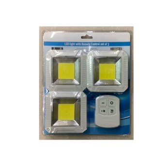 LED light with remote control set of 3ชุด​ไฟตกแต่ง​3ดวง​+รีโมท​  (ใช้​ถ่าน​AAA3ก้อน​ต่อ​ดวง​ไฟ)