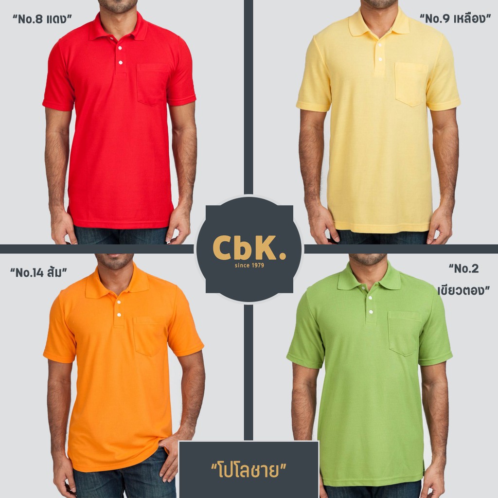 เสื้อโปโลชาย-สีสันรับปีใหม่