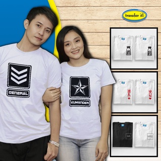 เสื้อยืดผู้ชาย90 เสื้อสีขาว โอนมันเสื้อยืด"ขายต่อชุด"MR และ MRS คู่เสื้อออกแบบเสื้อยืดพิมพ์ ;6~
